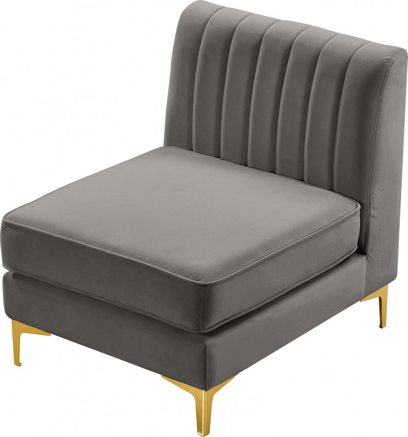 Fauteuil d'appoint rembourré en chenille Vivi