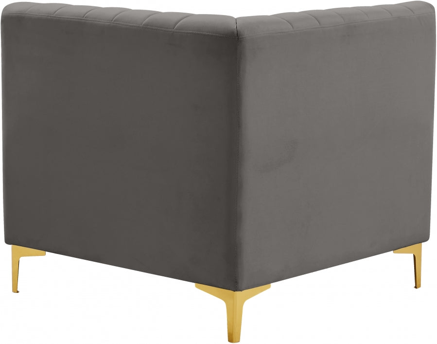 Fauteuil d'appoint rembourré en chenille Vivi