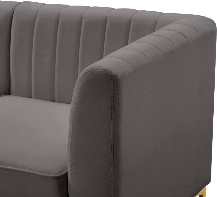 Fauteuil d'appoint rembourré en chenille Vivi