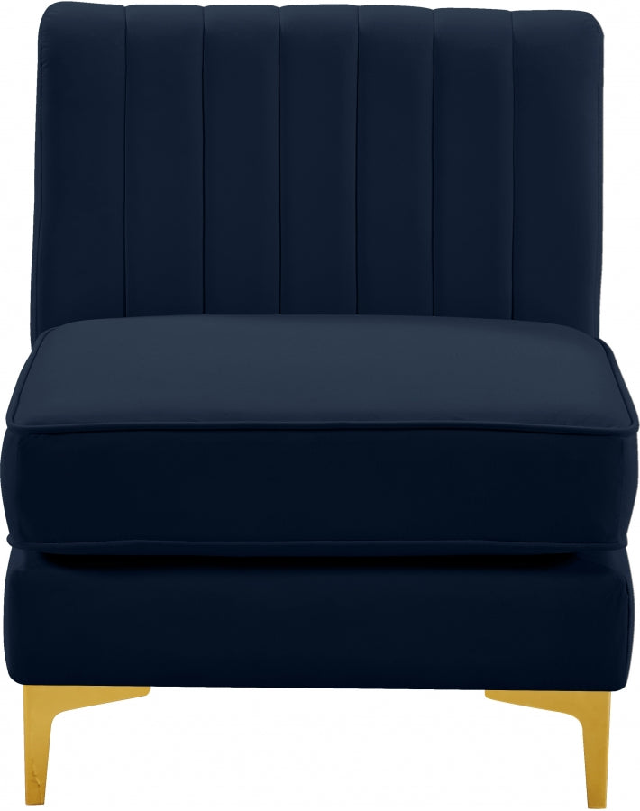 Fauteuil d'appoint rembourré en chenille Vivi