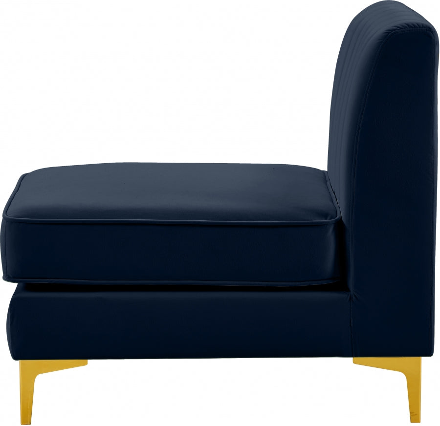 Fauteuil d'appoint rembourré en chenille Vivi