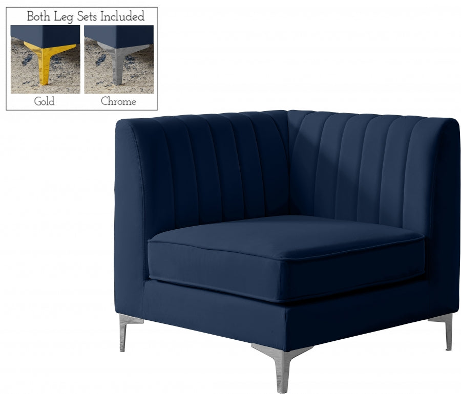 Fauteuil d'appoint rembourré en chenille Vivi