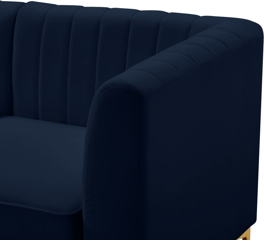 Fauteuil d'appoint rembourré en chenille Vivi
