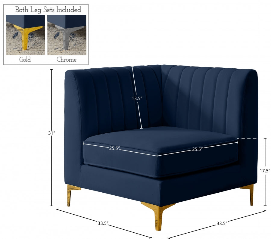 Fauteuil d'appoint rembourré en chenille Vivi