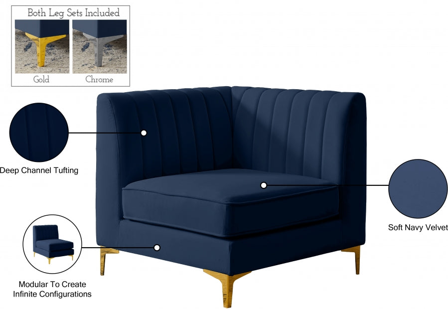 Fauteuil d'appoint rembourré en chenille Vivi