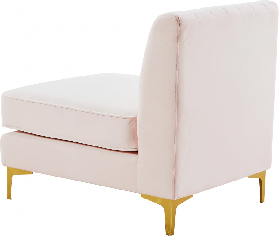 Fauteuil d'appoint rembourré en chenille Vivi