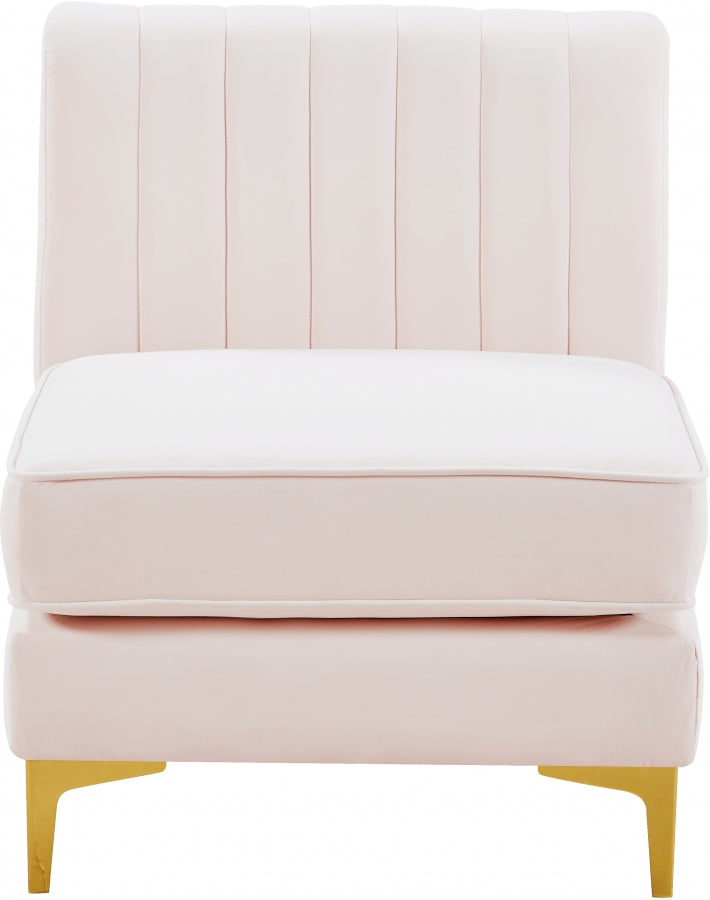 Fauteuil d'appoint rembourré en chenille Vivi