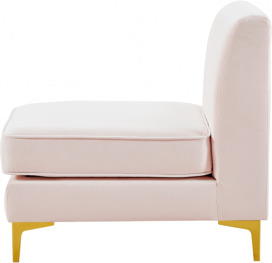 Fauteuil d'appoint rembourré en chenille Vivi