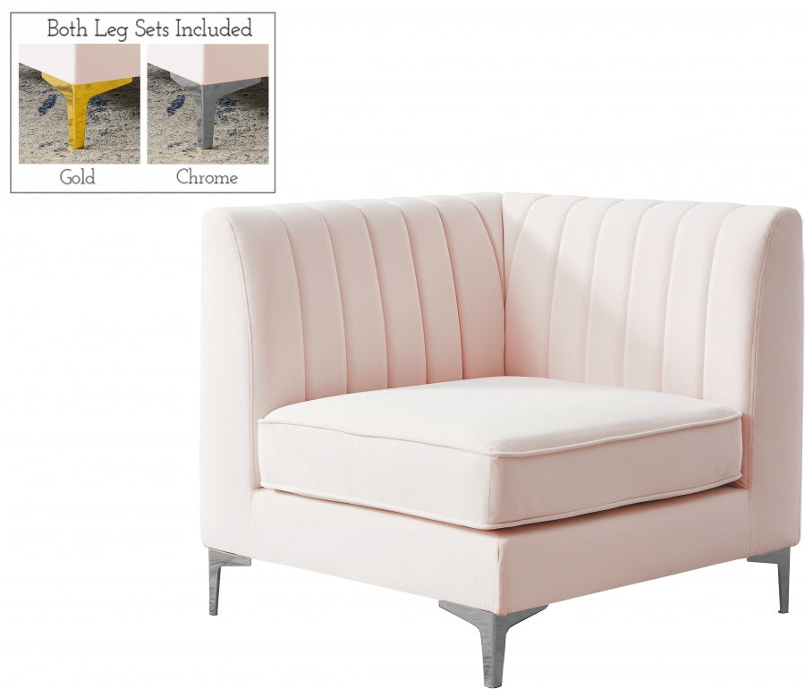 Fauteuil d'appoint rembourré en chenille Vivi