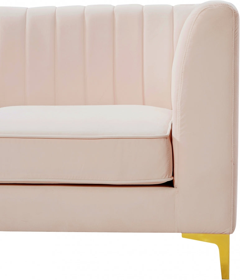 Fauteuil d'appoint rembourré en chenille Vivi