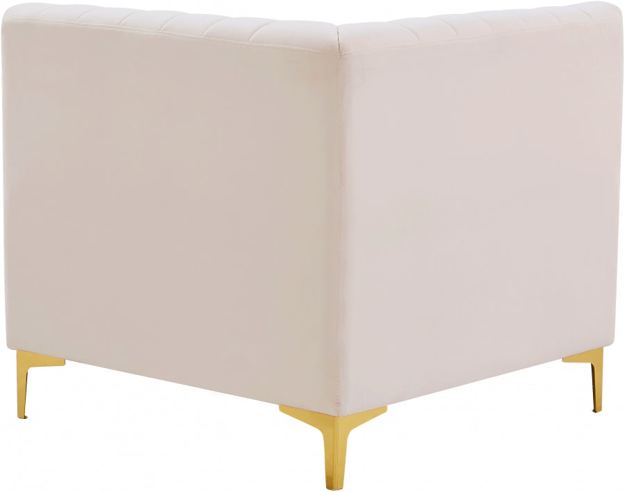 Fauteuil d'appoint rembourré en chenille Vivi