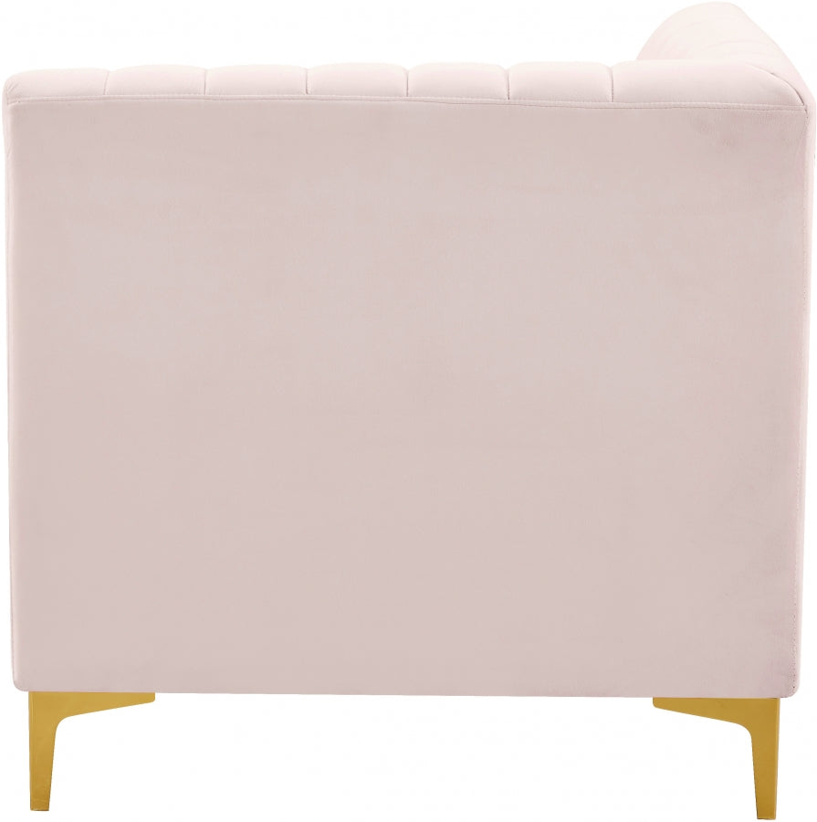 Fauteuil d'appoint rembourré en chenille Vivi