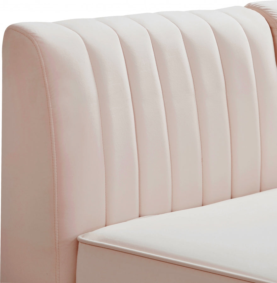 Fauteuil d'appoint rembourré en chenille Vivi