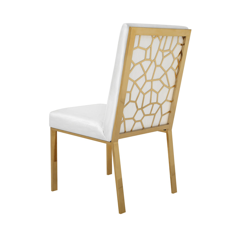 Chaise de salle à manger Roca (velours)
