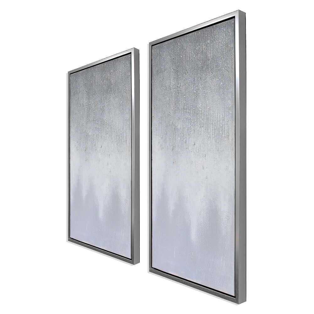Décoration murale argentée Star Dusk XC-6226-2