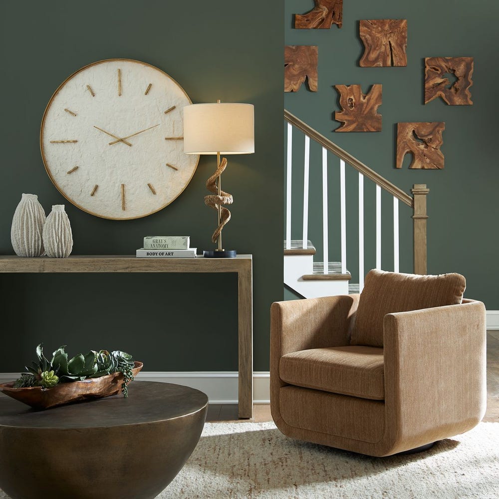 Talia Outdoor Wood Wall Decor, S/9