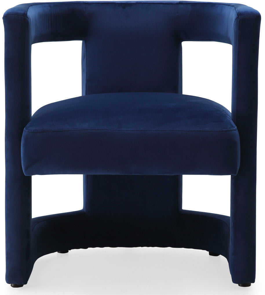 Fauteuil d'appoint rembourré en chenille Vivi