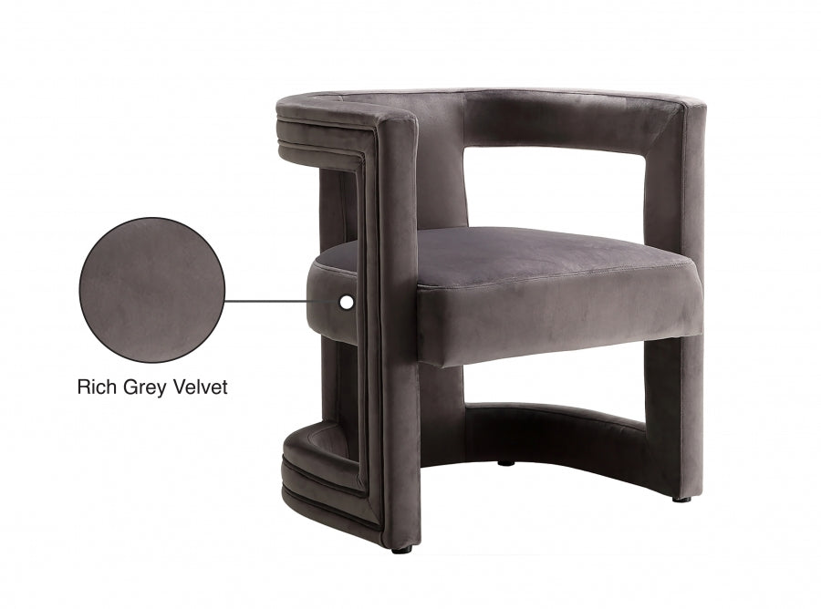 Fauteuil d'appoint rembourré en chenille Vivi