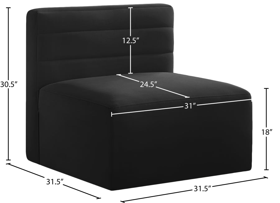 Fauteuil d'appoint rembourré en chenille Vivi