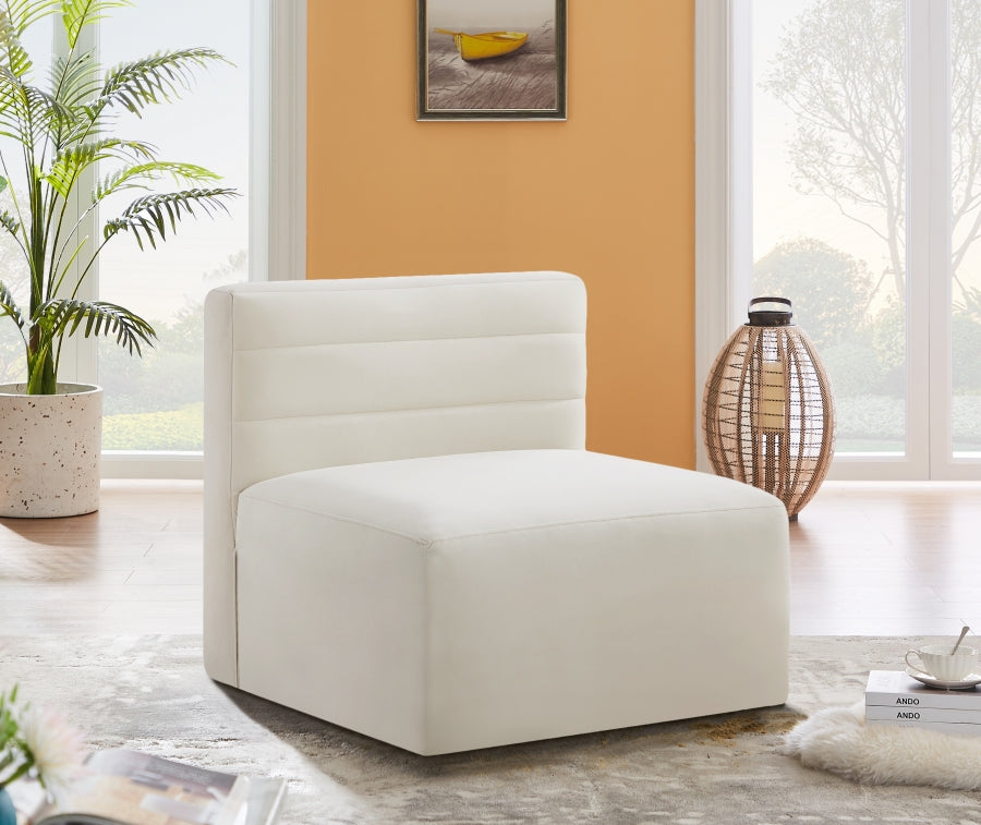 Fauteuil d'appoint rembourré en chenille Vivi