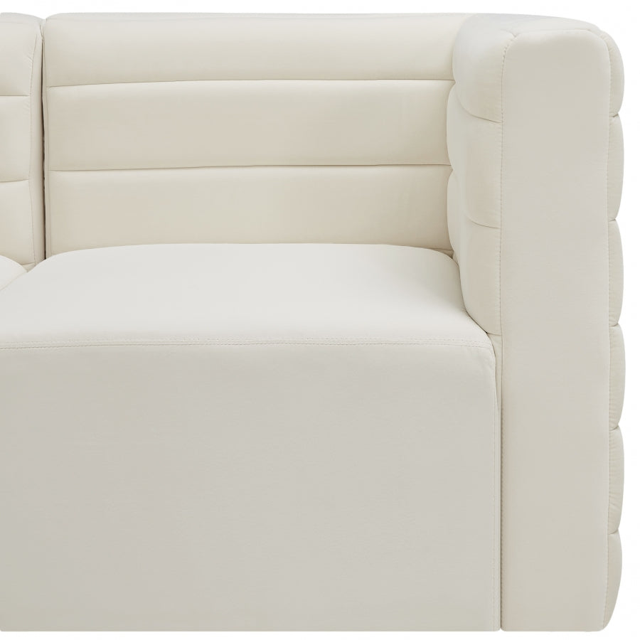 Fauteuil d'appoint rembourré en chenille Vivi