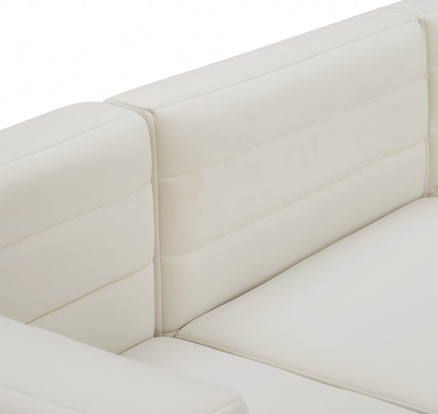 Fauteuil d'appoint rembourré en chenille Vivi