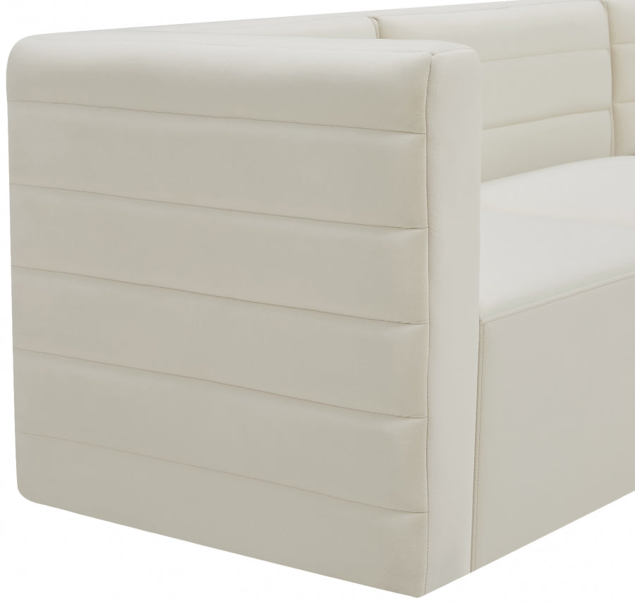 Fauteuil d'appoint rembourré en chenille Vivi