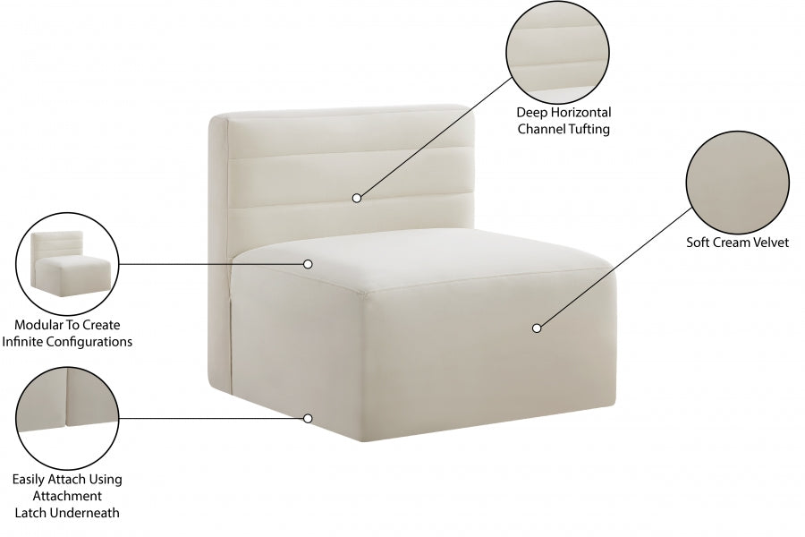 Fauteuil d'appoint rembourré en chenille Vivi