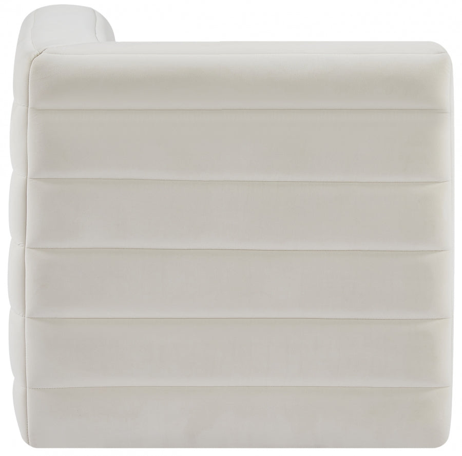 Fauteuil d'appoint rembourré en chenille Vivi