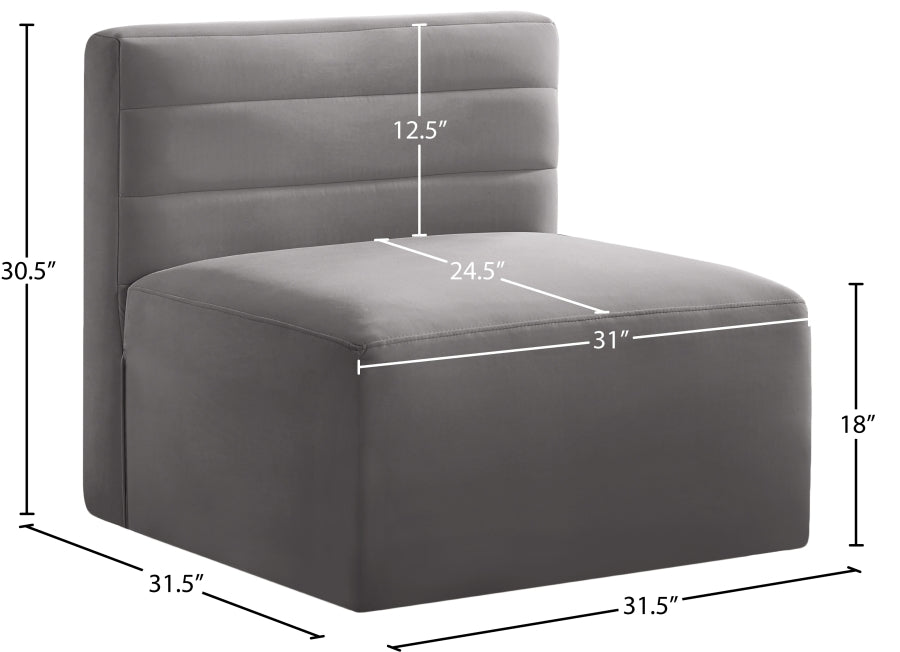 Fauteuil d'appoint rembourré en chenille Vivi