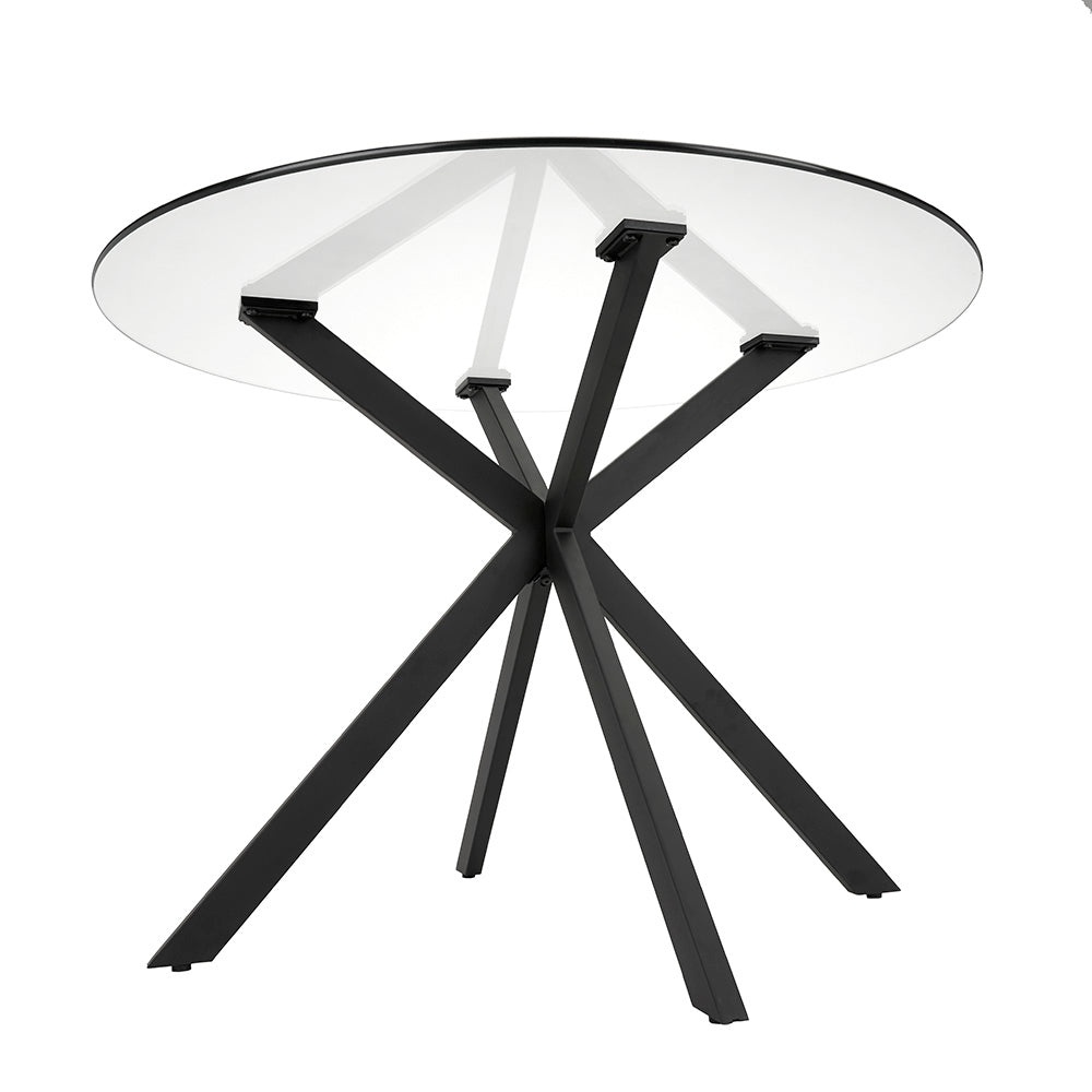 Frances Dining Table Black Frame