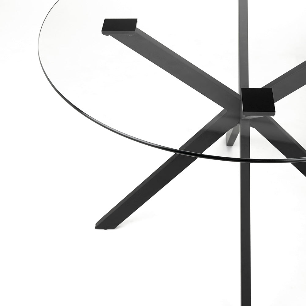 Frances Dining Table Black Frame