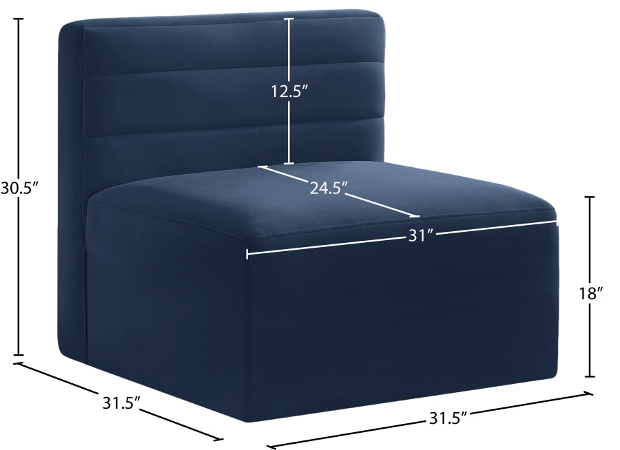 Fauteuil d'appoint rembourré en chenille Vivi