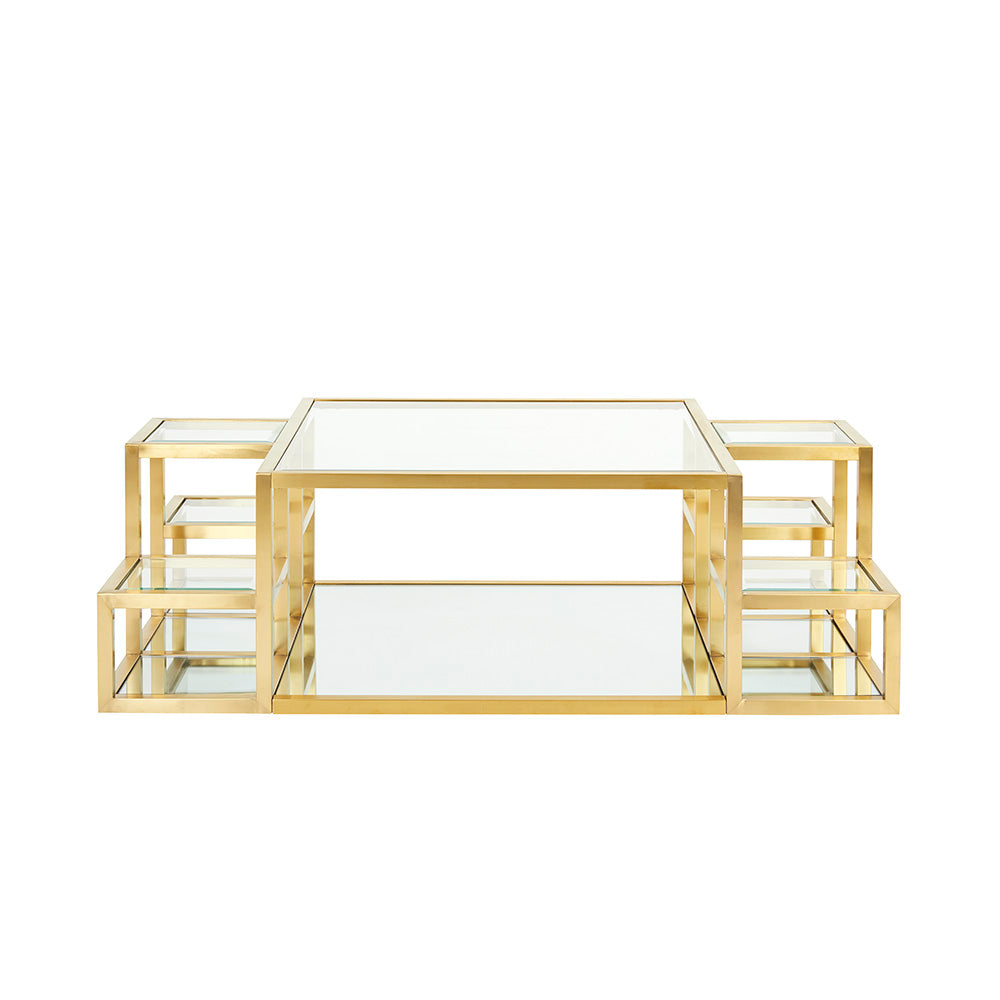 Table basse dorée Elmore