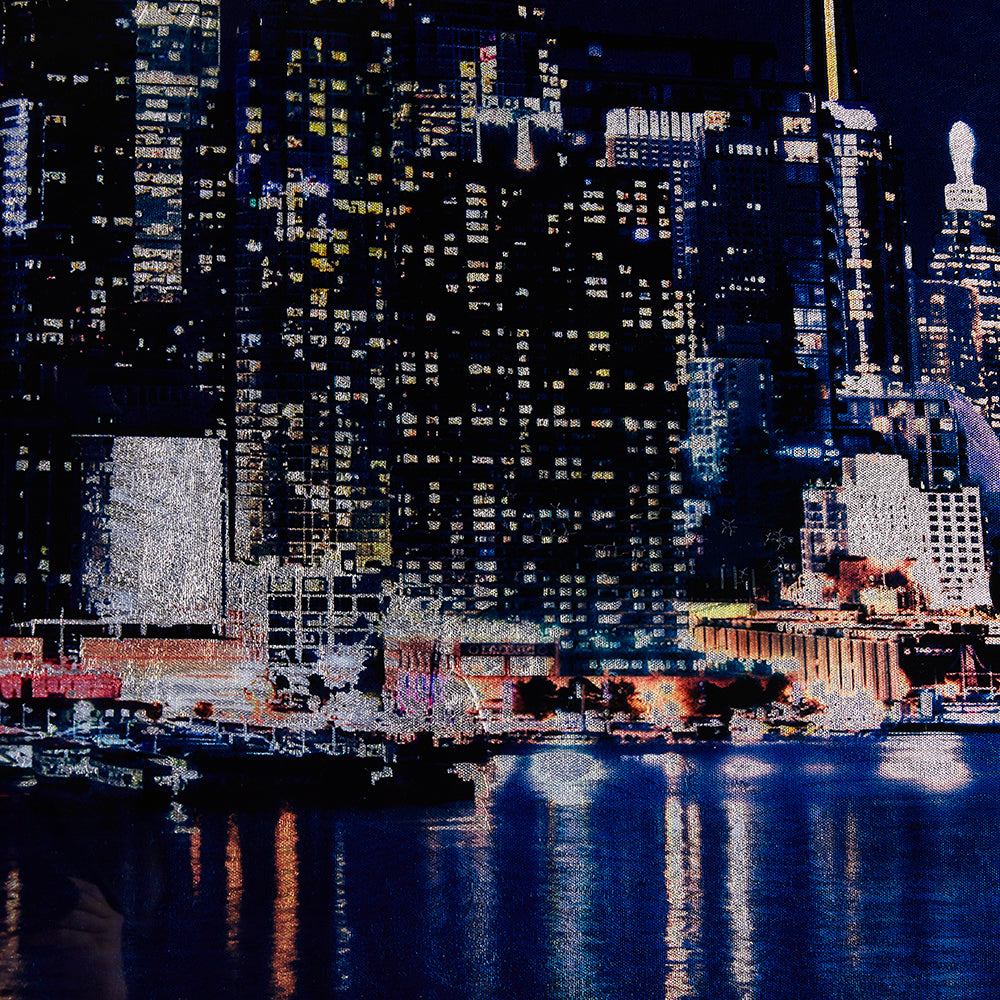 Décoration murale en acrylique représentant l'horizon de Toronto