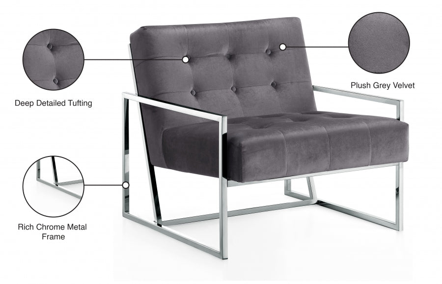 Fauteuil d'appoint rembourré en chenille Vivi