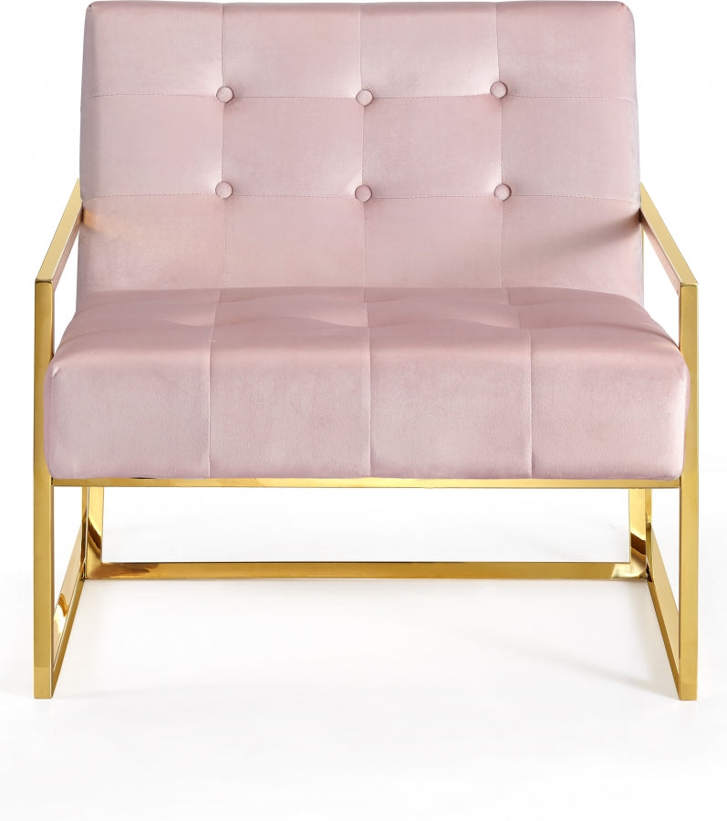 Fauteuil d'appoint rembourré en chenille Vivi