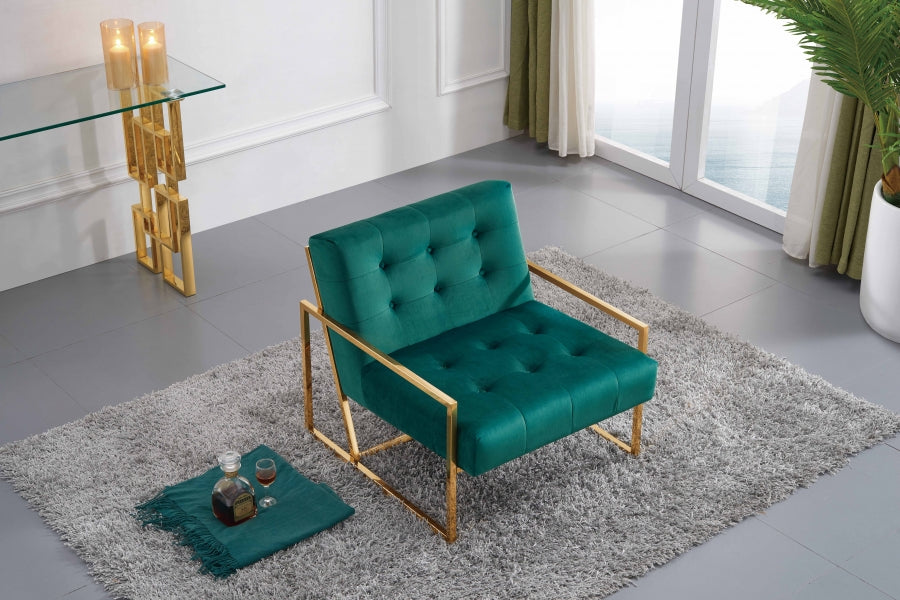 Fauteuil d'appoint rembourré en chenille Vivi