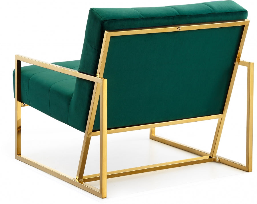 Fauteuil d'appoint rembourré en chenille Vivi