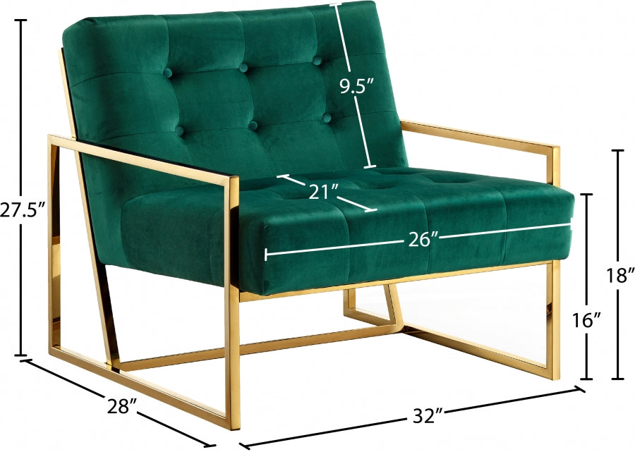 Fauteuil d'appoint rembourré en chenille Vivi