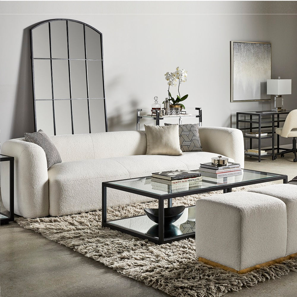 Table basse Caspian Black : rectangulaire