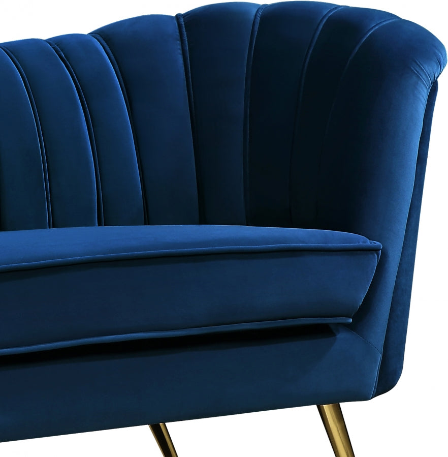 Fauteuil d'appoint rembourré en chenille Vivi