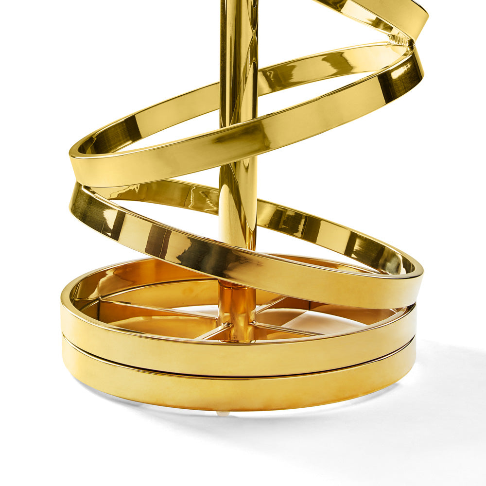 Tabouret de bar Glam Gold Java-chocolat