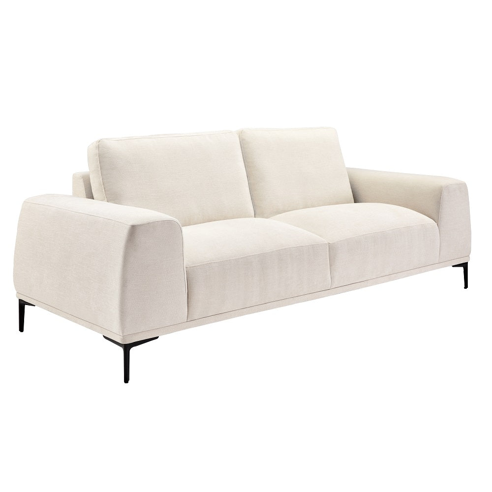 Middleton Sofa: Beige linen