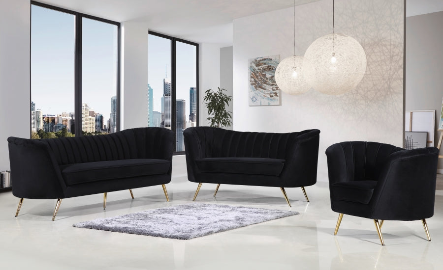 Fauteuil d'appoint rembourré en chenille Vivi