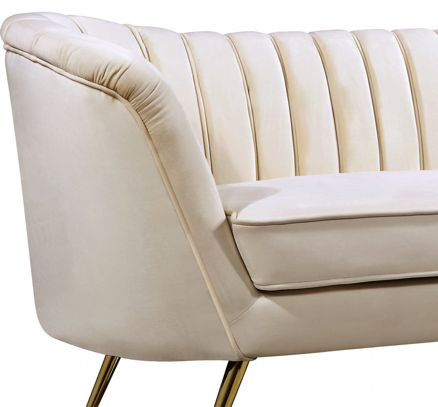 Fauteuil d'appoint rembourré en chenille Vivi