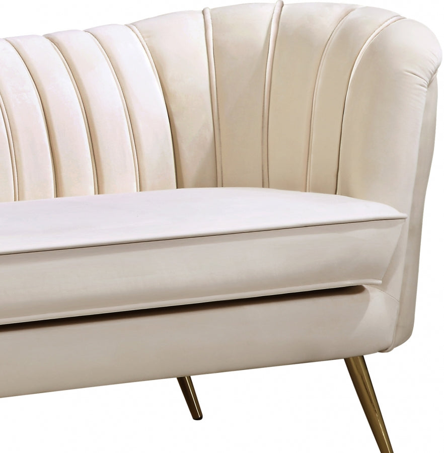 Fauteuil d'appoint rembourré en chenille Vivi