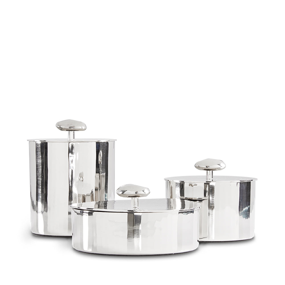 Boîtes de texture Keva Argent