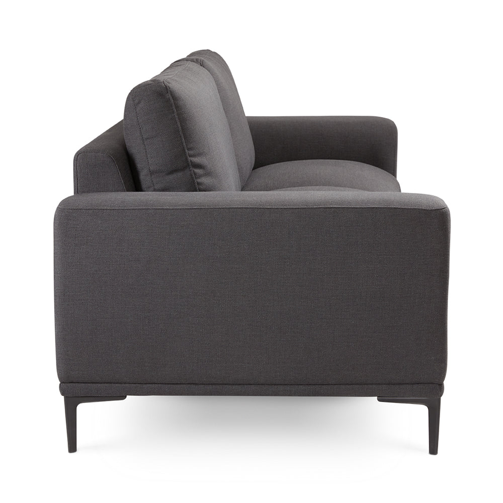 Middleton Sofa: Dark Grey Linen