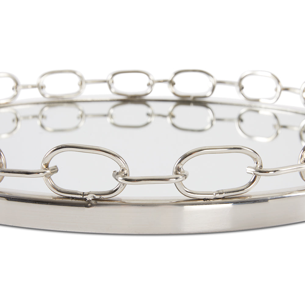 Chain Link Tray Silver